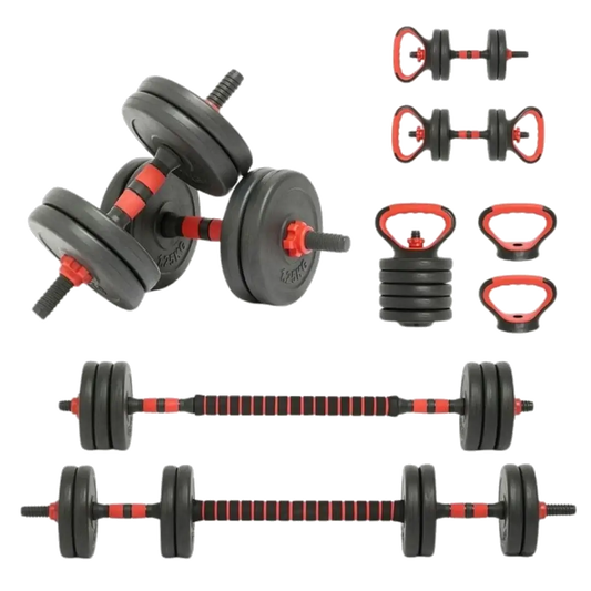 LocalGetUp 4-in-1 Adjustable Weight Set Barbell